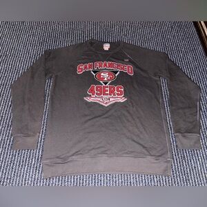 NWT 2XL San Francisco 49ers Retro Hoodie Sweatshirt Junk Food Pullover Crewneck